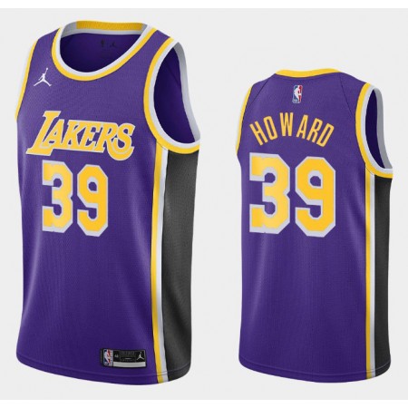 Män Los Angeles Lakers Tröja Dwight Howard 39 2020-2021 Jordan Brand Statement Edition Swingman